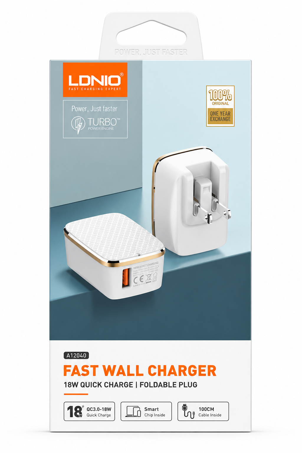 CARGADOR LDNIO A1204Q CARGA RÁPIDA 18W QC 3.0 TIPO C