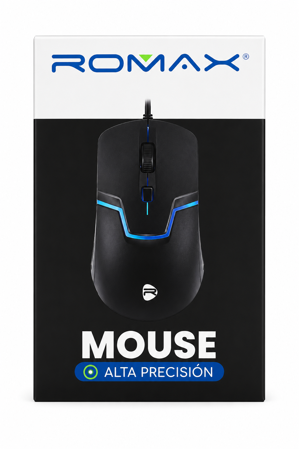 MOUSE ALÁMBRICO DE ALTA PRECISIÓN ROMAX (MODELO TPM0048)