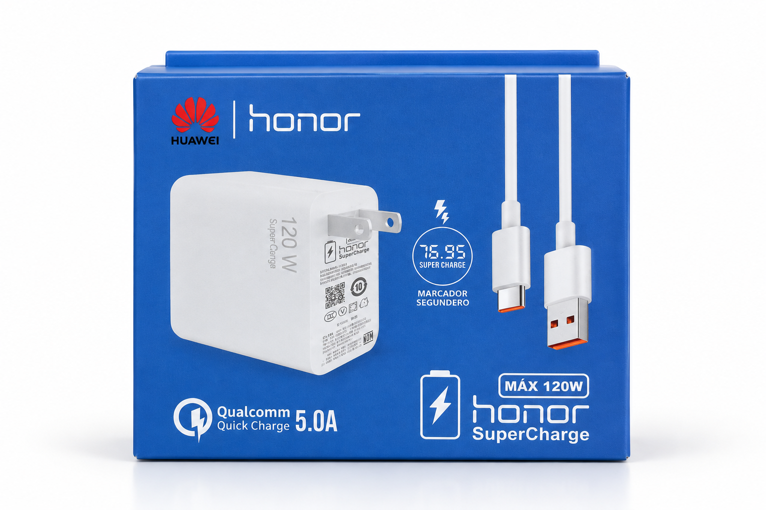 CARGADOR DE PARED HONOR SUPERCHARGE DE 120W