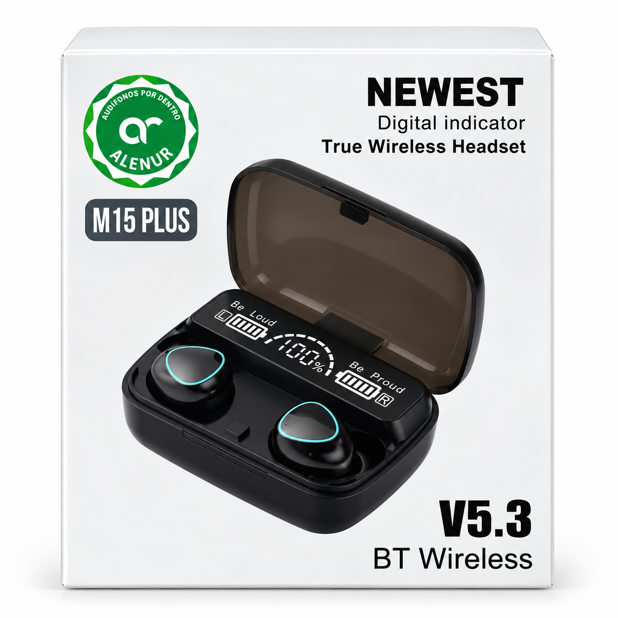 AUDÍFONOS INALÁMBRICOS ALENUR M15 PLUS