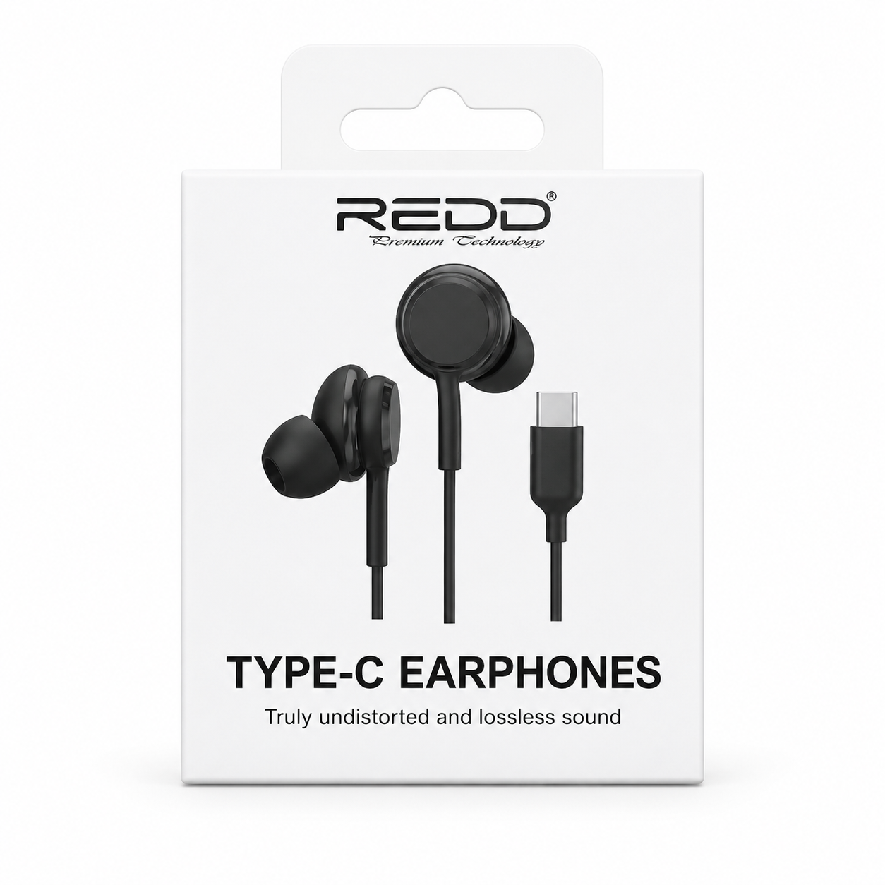 AUDÍFONOS CON CABLE  REDD -CONECTOR USB TIPO-C
