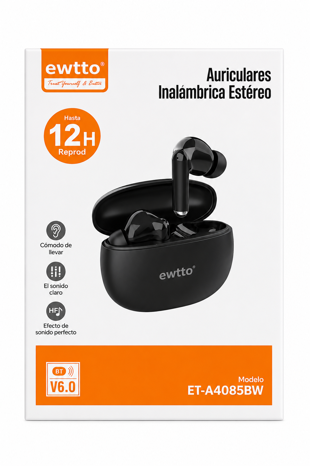AURICULARES INALÁMBRICOS EWTTO DE TIPO ESTÉREO
