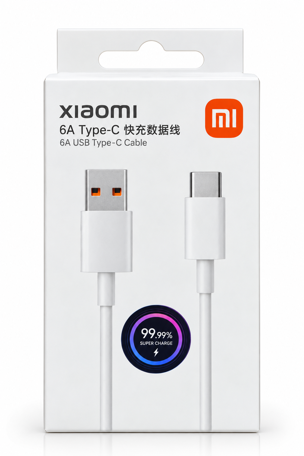CABLE XIAOMI 6A TYPE-A TO TYPE-C