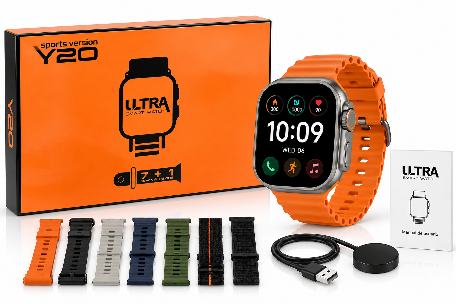SMARTWATCH ULTRA 7 EN 1 CORREAS INTERCAMBIABLES