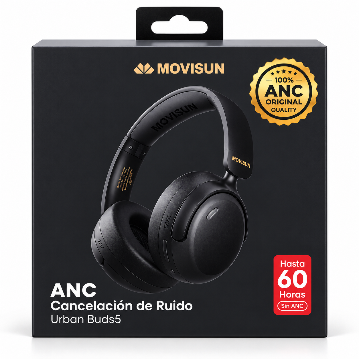 AUDÍFONOS DE VINCHA MOVISUN URBAN BUDS5 CON ANC